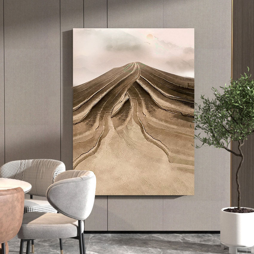 100% Hand-Drawn Abstract Oil Painting – Thick Acrylic Textured Modern Art.