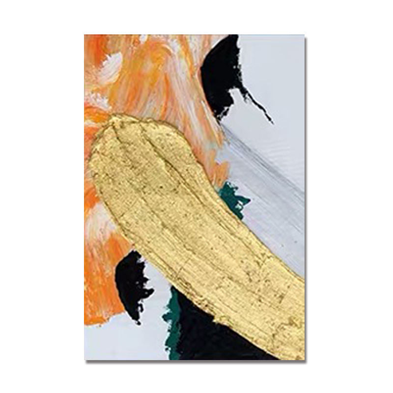Abstract Landscape Hand-Painted Oil Painting – Custom Textured Modern Wall Art for Home Decor.
