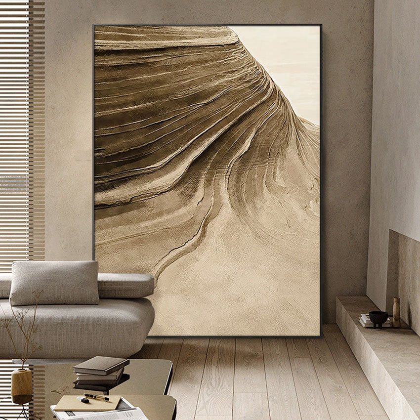 100% Hand-Drawn Abstract Oil Painting – Thick Acrylic Textured Modern Art.