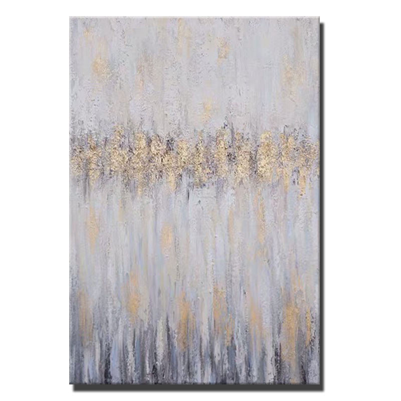 Abstract Landscape Hand-Painted Oil Painting – Custom Textured Modern Wall Art for Home Decor.